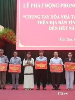 Kon Tum phát động thi đua chung tay xóa nhà tạm cho người nghèo