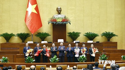 Phê chuẩn bổ nhiệm Bộ trưởng Bộ Tài chính và Bộ trưởng Bộ Giao thông vận tải, bầu Tổng Thư ký Quốc hội