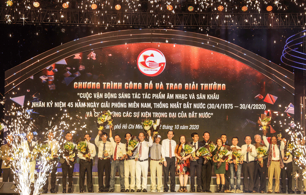 Thành phố Hồ Chí Minh: Trao giải thưởng về sáng tác âm nhạc và sân khấu