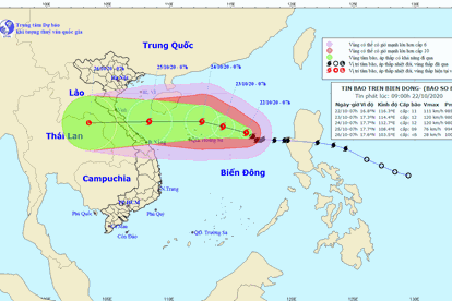第八号台风路径预报：可能来袭广平、广治等省