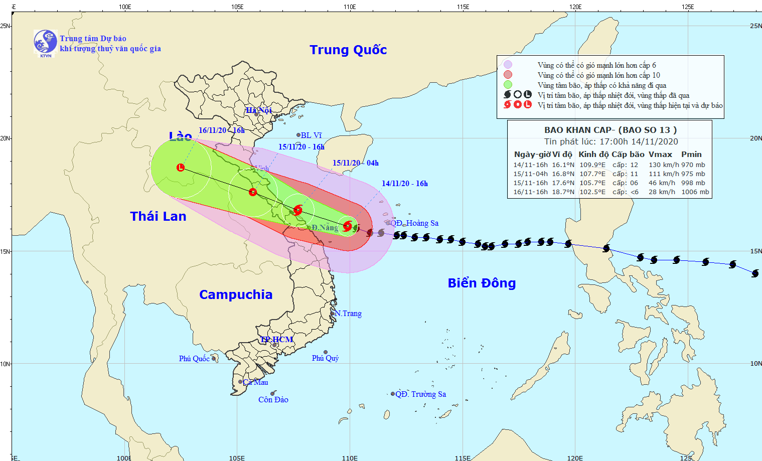 Ứng phó với bão số 13: Đoàn công tác Trung ương kiểm tra phòng, chống bão tại Quảng Trị