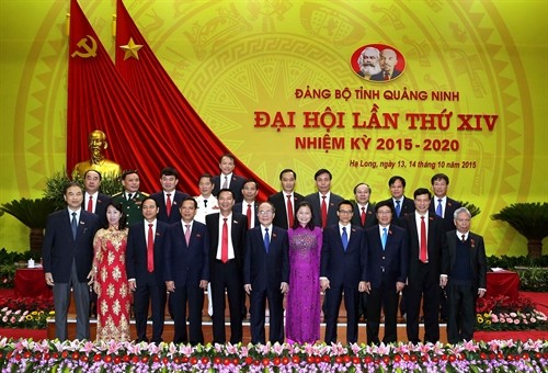 Chủ tịch Quốc hội Nguyễn Sinh Hùng dự và chỉ đạo Đại hội đại biểu Đảng bộ tỉnh Quảng Ninh nhiệm kỳ 2015 - 2020