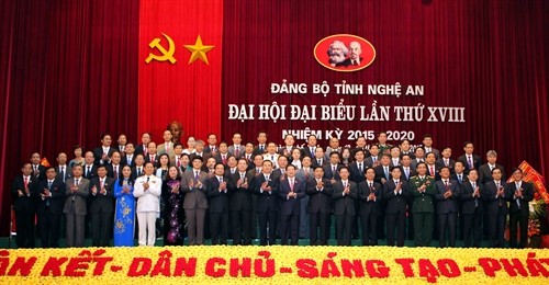 Bí thư Tỉnh ủy các tỉnh Nghệ An, Bến Tre, Đắk Lắk, Quang Ninh, Tây Ninh tái đắc cử nhiệm kỳ 2015 – 2020