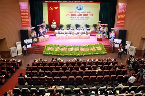 Đại hội đại biểu Đảng bộ các tỉnh Quảng Ngãi, An Giang