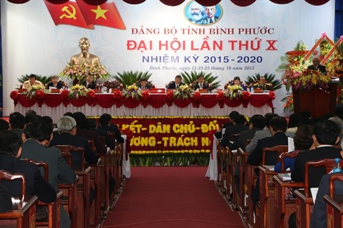 Đại hội đại biểu Đảng bộ tỉnh Bình Phước lần thứ X