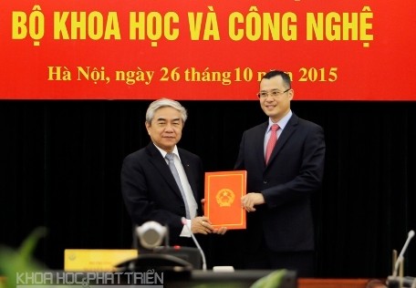 Trao quyết định bổ nhiệm ông Phạm Đại Dương làm Thứ trưởng Bộ Khoa học và Công nghệ
