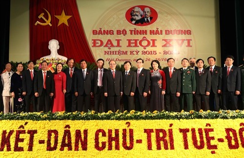 Khai mạc Đại hội đại biểu Đảng bộ tỉnh Hải Dương lần thứ XVI