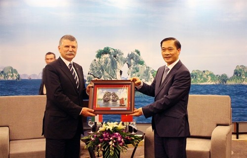 Lãnh đạo tỉnh Quảng Ninh tiếp Chủ tịch Quốc hội Hungary