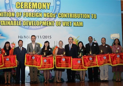 Lễ Ghi nhận đóng góp của các tổ chức phi chính phủ nước ngoài