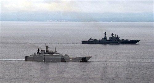 Tàu chiến Nga - Pháp hợp sức trong cuộc chiến tại Syria