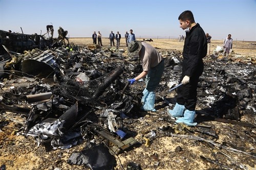 Vụ máy bay Nga rơi tại Ai Cập: Máy bay Airbus A321 không bị tấn công từ bên ngoài