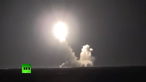 Tàu ngầm hạt nhân Nga khai hỏa tên lửa đạn đạo liên lục địa