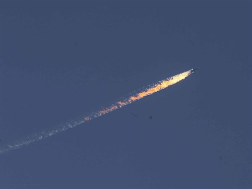 Chiến đấu cơ Nga bị bắn hạ tại Syria