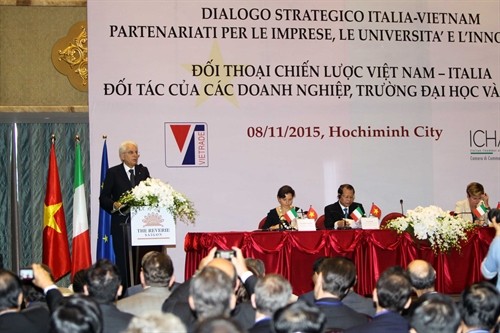 Hoạt động của Tổng thống Italy trong chuyến thăm cấp Nhà nước Việt Nam