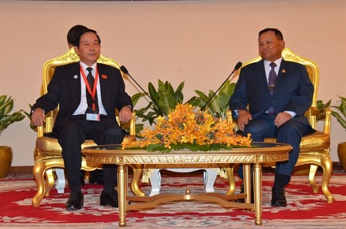 Chủ tịch Thượng viện Campuchia tiếp Chủ nhiệm Ủy ban đối ngoại Quốc hội Việt Nam