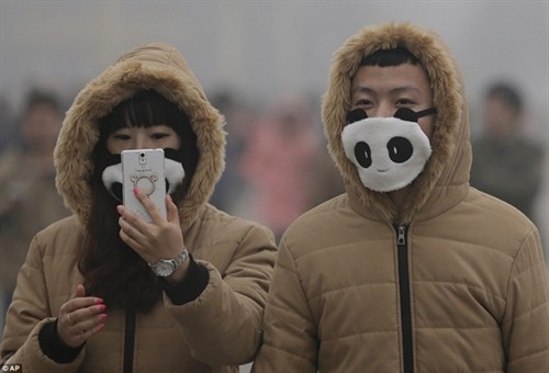 "Thời trang" chống ô nhiễm tại Bắc Kinh