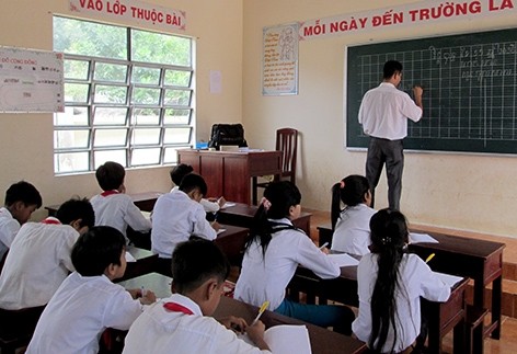 Dạy tiếng Khmer cho học sinh đồng bào dân tộc
