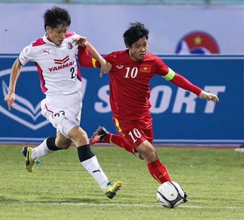 Đội tuyển U23 Việt Nam hòa 2 - 2 trước Cerezo Osaka