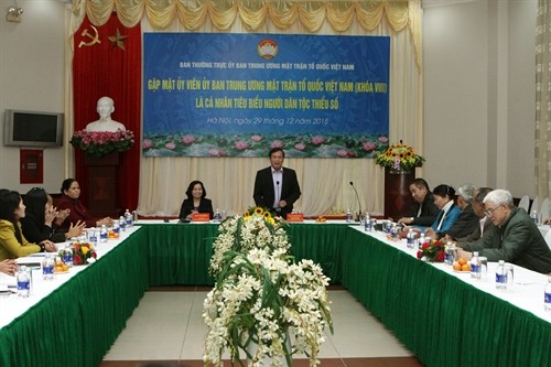 Gặp mặt Ủy viên Ủy ban Trung ương Mặt trận Tổ quốc Việt Nam là cá nhân tiêu biểu người dân tộc thiểu số
