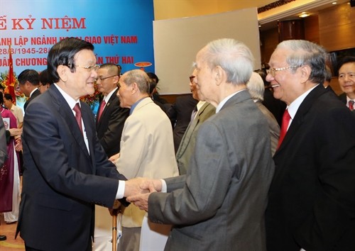Bài phát biểu của Chủ tịch nước Trương Tấn Sang tại Lễ kỷ niệm 70 năm thành lập ngành ngoại giao Việt Nam