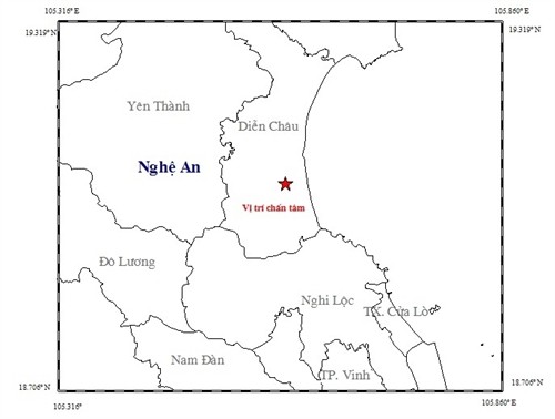 Động đất tại Nghệ An