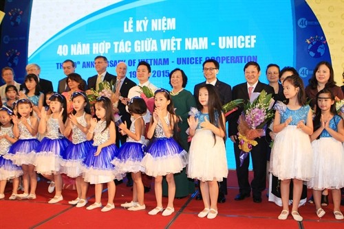 Kỷ niệm 40 năm hợp tác Việt Nam - Quỹ Nhi đồng Liên hợp quốc 