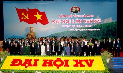 Bế mạc Đại hội đại biểu Đảng bộ tỉnh Cà Mau lần thứ XV