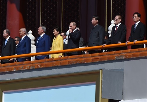 Chủ tịch nước Trương Tấn Sang tham dự Lễ kỷ niệm 70 năm chiến thắng phát xít của nhân dân thế giới tại Bắc Kinh
