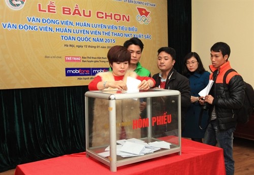 Bầu chọn, tôn vinh tài năng Thể thao Việt Nam 2015