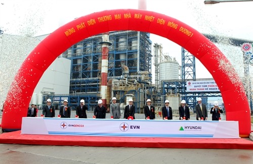 Lễ mừng phát điện thương mại nhà máy nhiệt điện Mông Dương 1