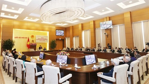 Lãnh đạo Quốc hội gặp mặt đại diện các thế hệ đại biểu Quốc hội về tham dự Lễ kỷ niệm
