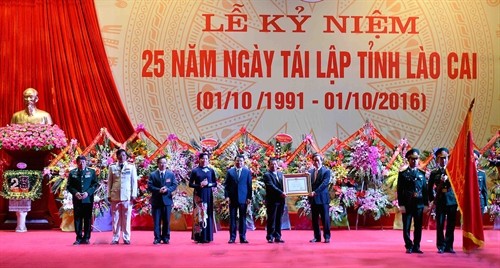 Lào Cai kỷ niệm 25 năm tái lập tỉnh và đón nhận Huân chương Lao động hạng Nhất