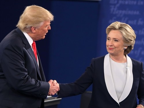 Bầu cử Mỹ 2016: Bà H. Clinton chiến thắng vòng tranh luận thứ hai