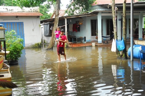 Thành phố Hồ Chí Minh: Cuộc sống của:hơn 500 hộ dân ở Tân Thông Hội bị đảo lộn vì nước ngập kéo dài