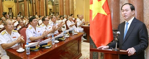 Bài phát biểu của Chủ tịch nước Trần Đại Quang tại buổi gặp mặt Hội Truyền thống Đường Hồ Chí Minh trên biển toàn quốc