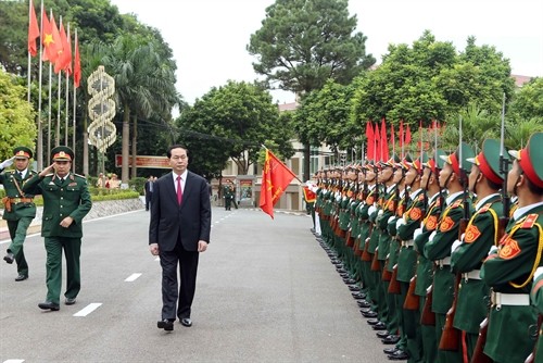Chủ tịch nước Trần Đại Quang: Xây dựng lực lượng vũ trang Quân khu 2 vững mạnh, tuyệt đối trung thành với Đảng, Tổ quốc và nhân dân