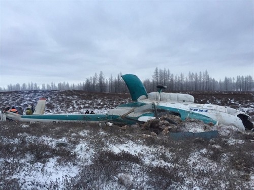 Rơi máy bay gây thương vong lớn tại Nga, tt nhất 21 người đã thiệt mạng