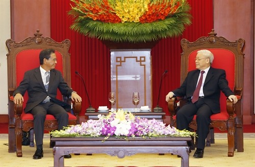 Tổng Bí thư Nguyễn Phú Trọng tiếp Đại sứ Nhật Bản tại Việt Nam