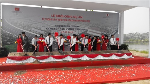 Hà Nội: Khởi công dự án xử lý nước thải lớn nhất Việt Nam