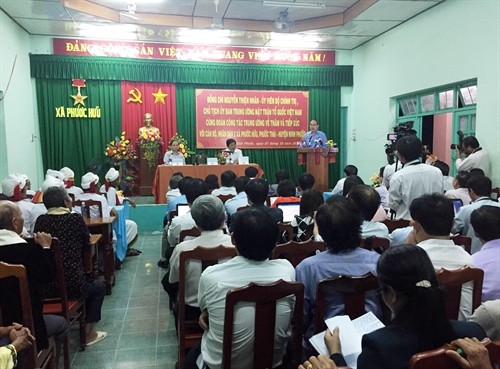 Chủ tịch Ủy ban Trung ương MTTQ Việt Nam gặp gỡ lắng nghe tâm tư, nguyện vọng đồng bào dân tộc Chăm