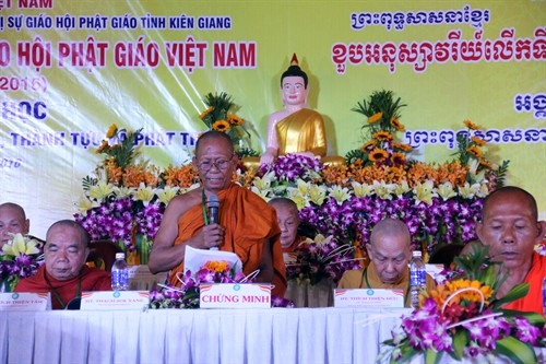 Đại lễ kỷ niệm 35 năm thành lập Giáo hội Phật giáo Việt Nam và Hội thảo khoa học Phật giáo Nam tông Khmer “Tính kế thừa, thành tựu và phát triển”.