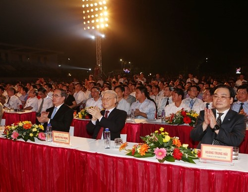 Tổng Bí thư Nguyễn Phú Trọng dự Lễ kỷ niệm 140 năm thành lập huyện Đông Anh