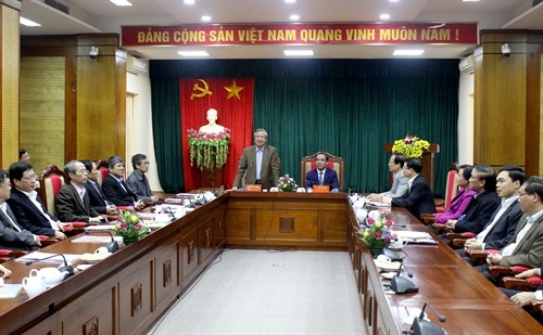 Đoàn công tác của Ủy ban Kiểm tra Trung ương Đảng làm việc tại Tuyên Quang