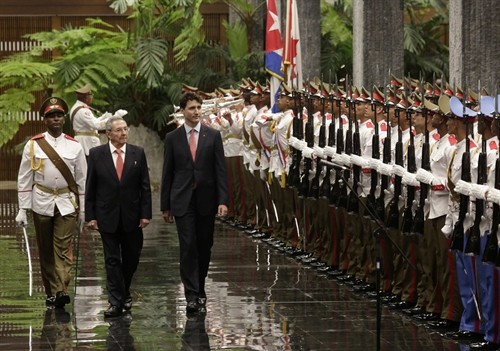 Thủ tướng Canada thăm chính thức Cuba