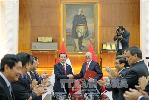 Thúc đẩy quan hệ hợp tác Việt Nam-Peru