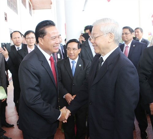 Tổng Bí thư Nguyễn Phú Trọng thăm tỉnh Bolikhamsai, CHDCND Lào