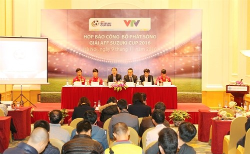 Toàn bộ các trận đấu của AFF Suzuki Cup 2016 được phát sóng ở Việt Nam