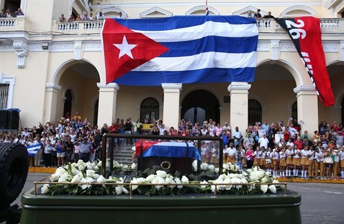 Cuba tiến hành lễ rước tro cốt Lãnh tụ Cách mạng Fidel Castro