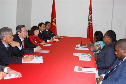 Trưởng Ban Kinh tế Trung ương thăm và làm việc tại Mozambique