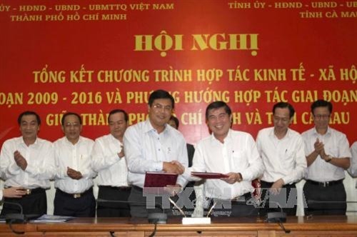 Thành phố Hồ Chí Minh và tỉnh Cà Mau đẩy mạnh hợp tác theo chiều sâu